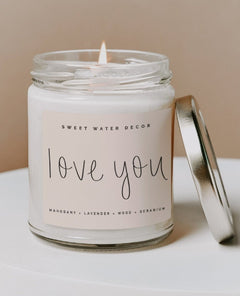 I Love You Soy Candle - clearpathherbicide