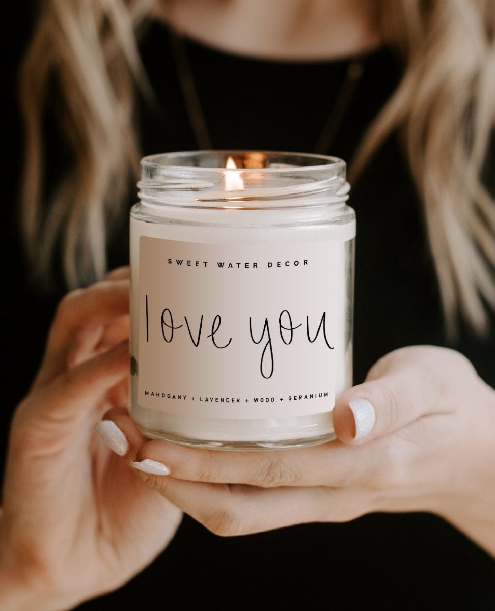 I Love You Soy Candle - clearpathherbicide