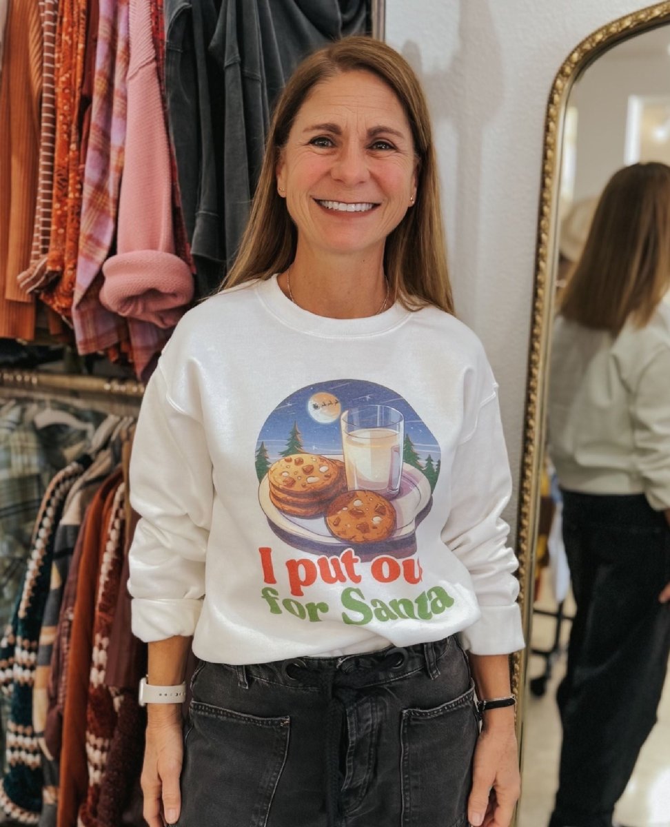 I Put Out For Santa Cookies Sweatshirt - miamidrugpossession