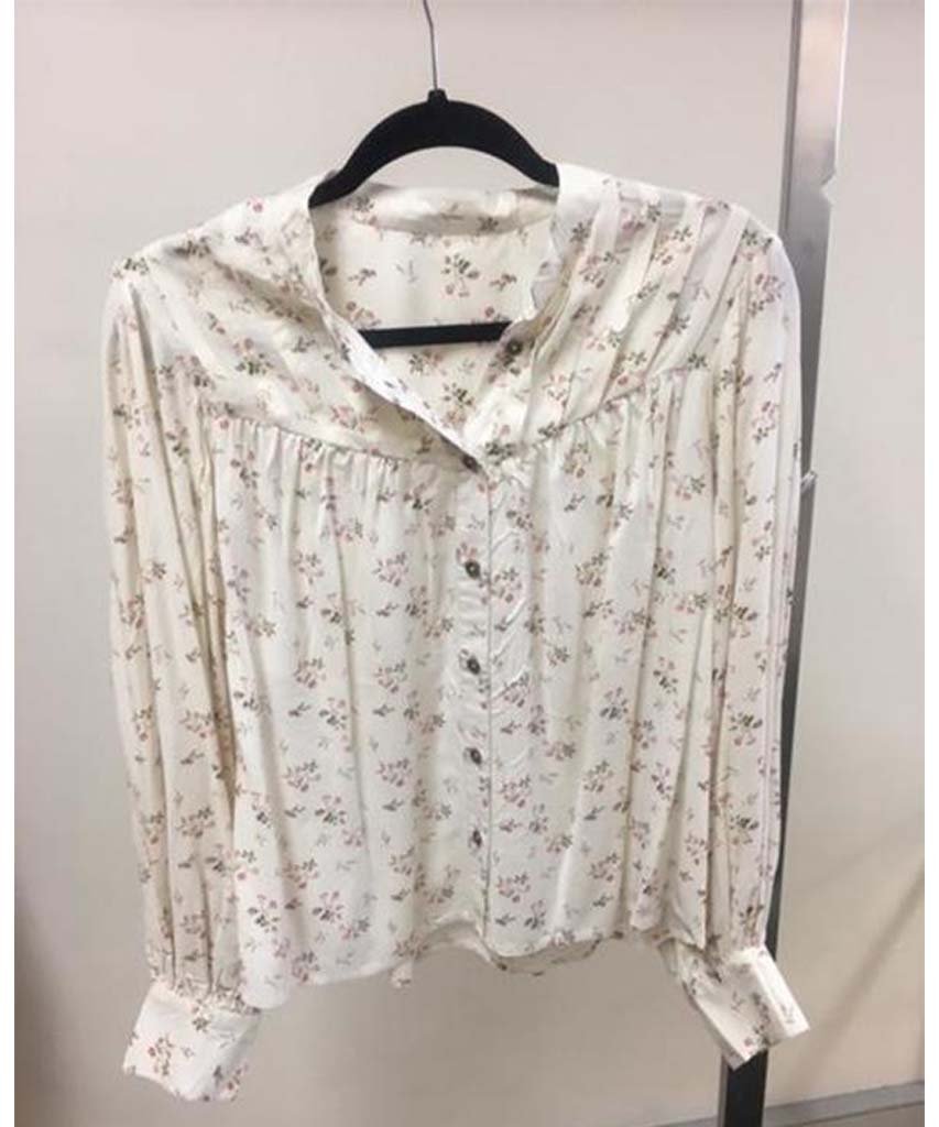 Icon Blouse Winter White Floral - clearpathherbicide