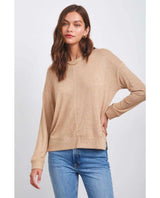 Iggy Sweater Heather Camel - miamidrugpossession