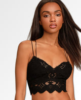 Ilektra Black Lace Bralette - miamidrugpossession