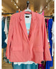 Imaan Blazer Peach Romance - miamidrugpossession