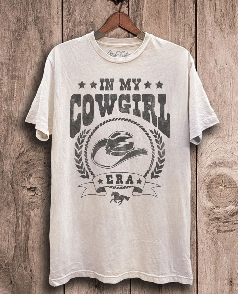 In My Cowgirl Era Tee Off White - miamidrugpossession