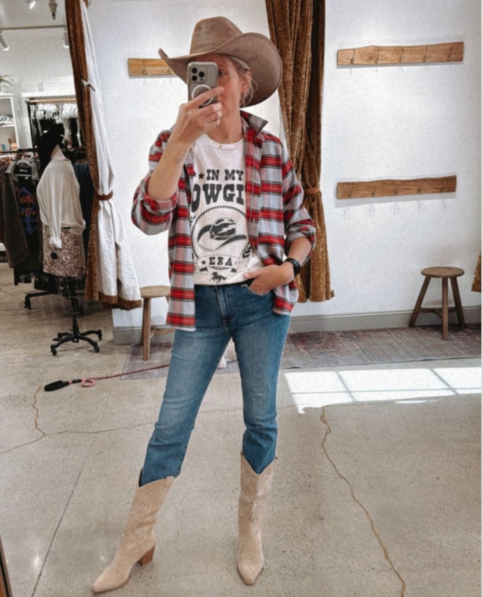 In My Cowgirl Era Tee Off White - miamidrugpossession