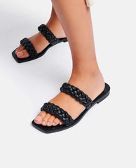 Indy Sandals Black Stella - PINK ARROWS