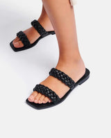 Indy Sandals Black Stella - miamidrugpossession