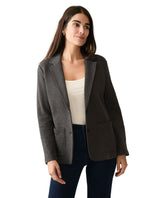 Inlet Blazer Black Sky Melange Jacket - miamidrugpossession