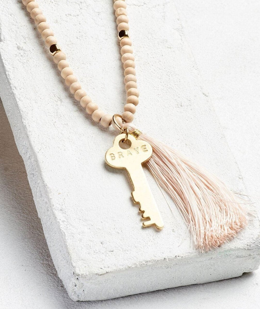 Inspiration Necklace, BROWN - miamidrugpossession