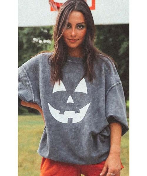 Jack - O - Lantern Corded Sweatshirt - clearpathherbicide