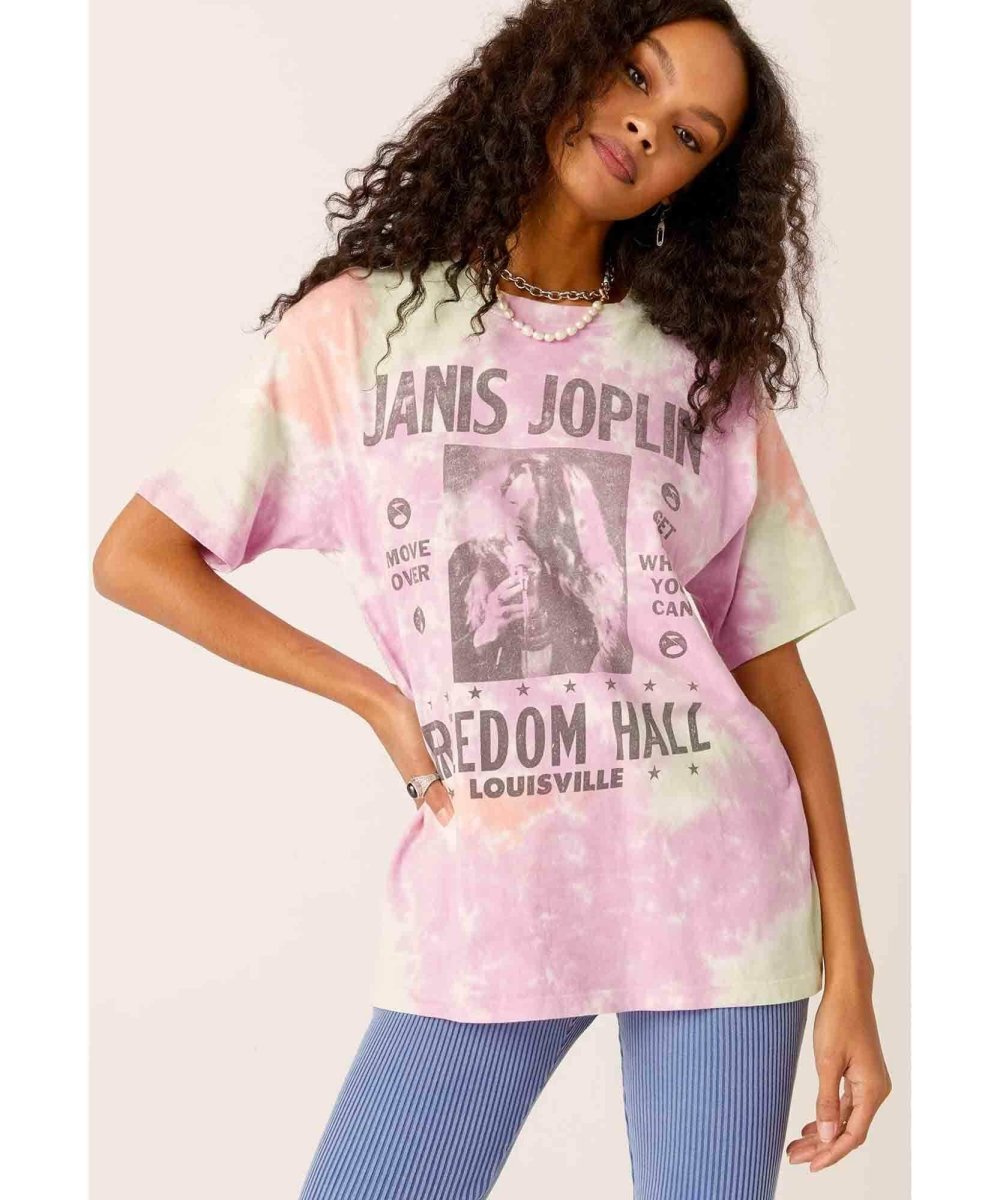 Janis Joplin Freedom Hall Weekend Tee - clearpathherbicide