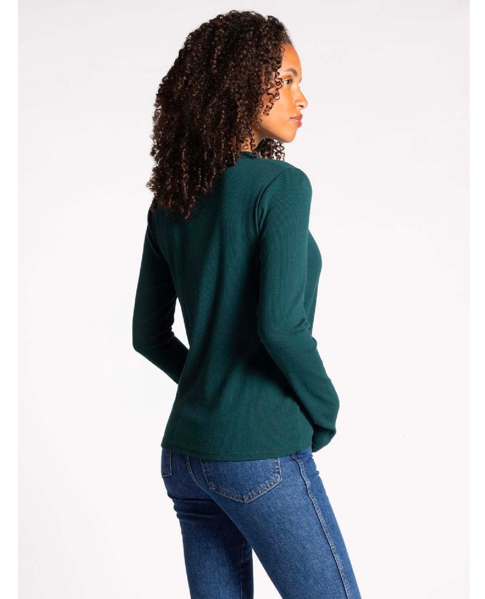 Jess Long Sleeve Evergreen - miamidrugpossession