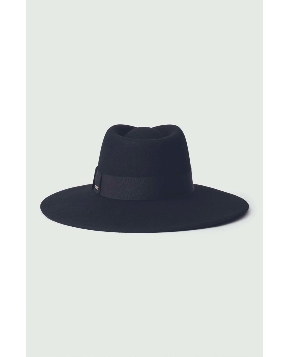 Joanna Felt Packable Hat Black - miamidrugpossession