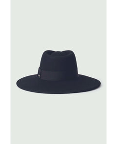 Joanna Felt Packable Hat Black - miamidrugpossession