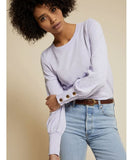 Johnnie Button Long Sleeve Violet - miamidrugpossession