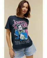 Johnny Cash Vintage Black Tee - miamidrugpossession