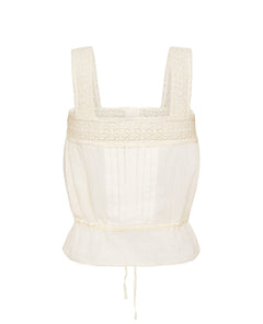 Jolene Lace Cami Antique White - clearpathherbicide