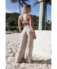 Jones Beach Wide Leg Pant Army Combo - miamidrugpossession