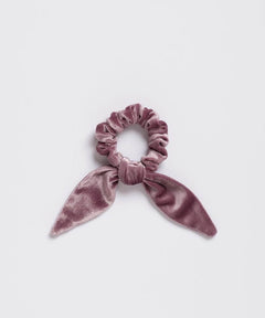 Joplin Scrunchie Tie Purple Velvet - miamidrugpossession