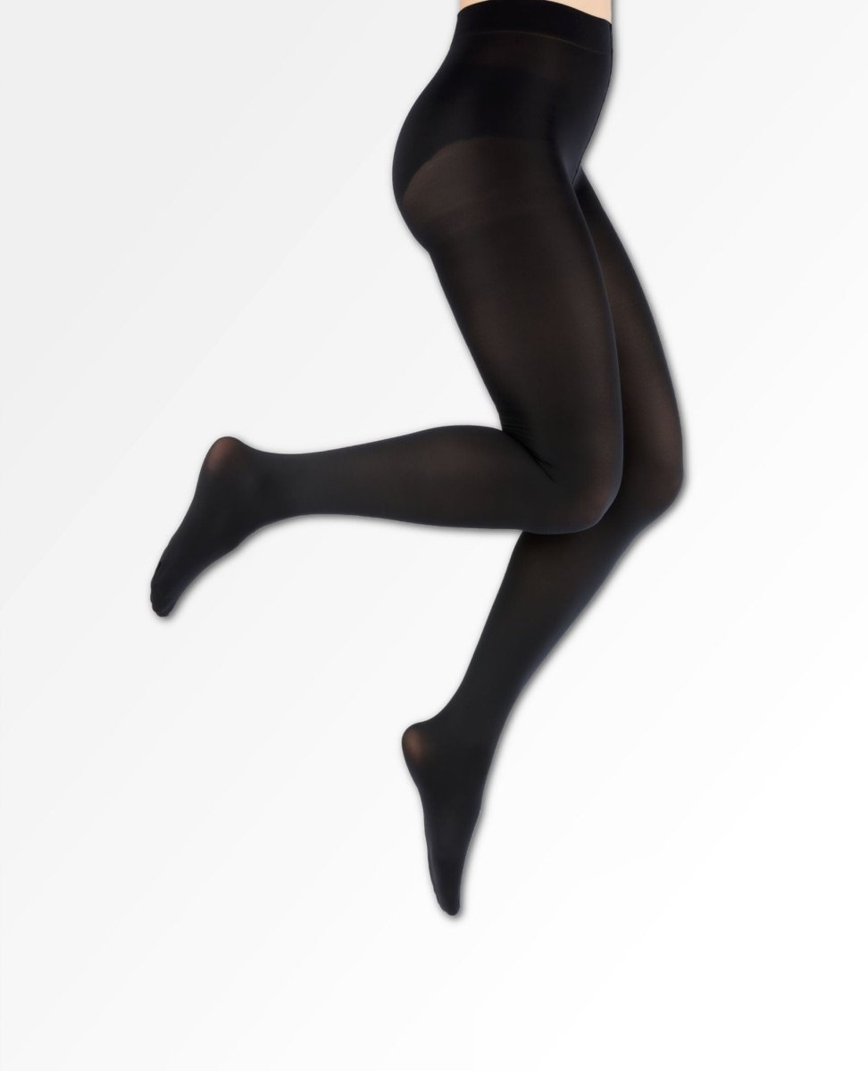 Josephine Opaque Recycled Tights Black - clearpathherbicide