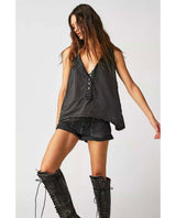 Josie Henley Tank Vintage Black - miamidrugpossession