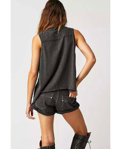 Josie Henley Tank Vintage Black - clearpathherbicide