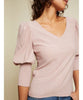 Julia Tee With Elongated Cuff Pink - clearpathherbicide