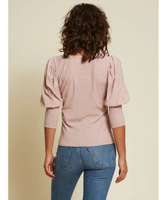 Julia Tee With Elongated Cuff Pink - clearpathherbicide