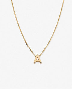 Just for You Initial Necklace 14k Gold - clearpathherbicide