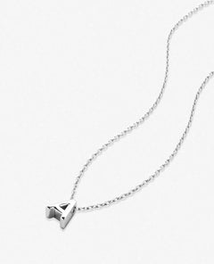 Just for You Initial Necklace Silver - clearpathherbicide