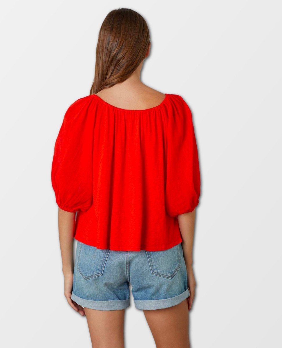 Katy Raglan Sleeve Top Cardinal - clearpathherbicide