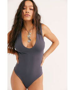 Keep it Sleek Bodysuit Metal - miamidrugpossession