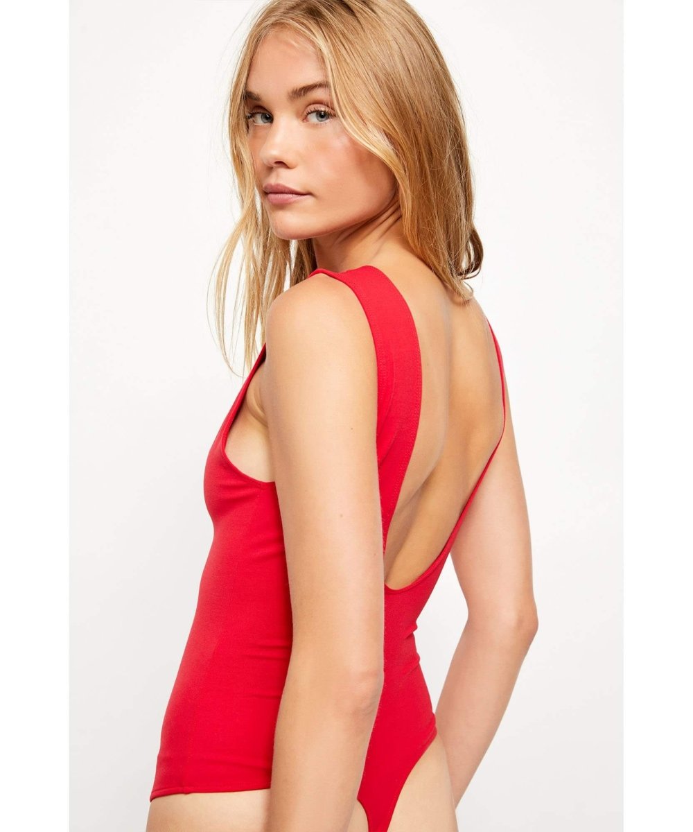 Keep it Sleek Bodysuit Red - clearpathherbicide