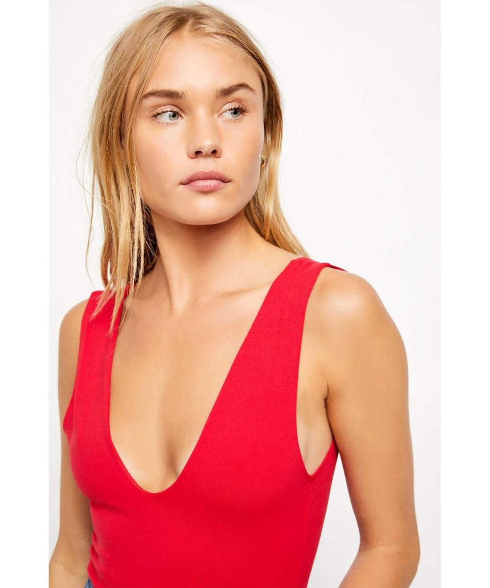 Keep it Sleek Bodysuit Red - clearpathherbicide