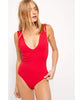 Keep it Sleek Bodysuit Red - miamidrugpossession