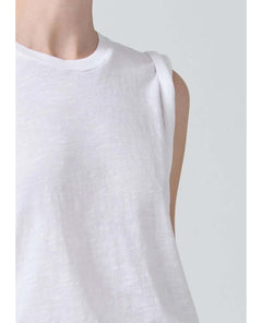 Kelsey Roll Sleeve Tee White - clearpathherbicide