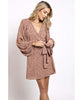 Kennedy Wrap Dress Blush Animal - clearpathherbicide