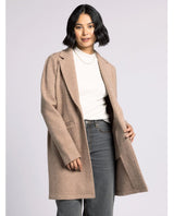 Kenzie Perfect Taupe Coat - PINK ARROWS