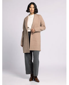 Kenzie Perfect Taupe Coat - PINK ARROWS