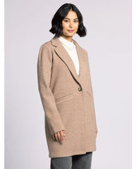 Kenzie Perfect Taupe Coat - PINK ARROWS