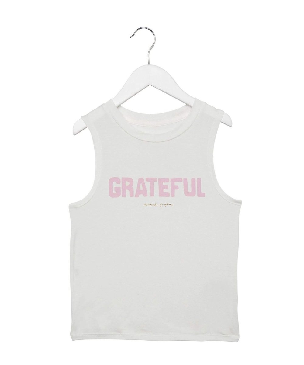 kids grateful muscle tank - PINK ARROWS