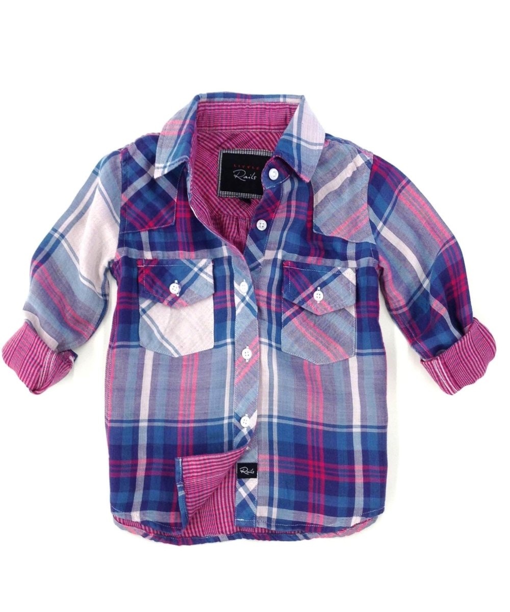 kids kenny fuschia/white/blue - PINK ARROWS