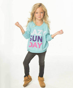 kids lazy sunday sweatshirt - miamidrugpossession