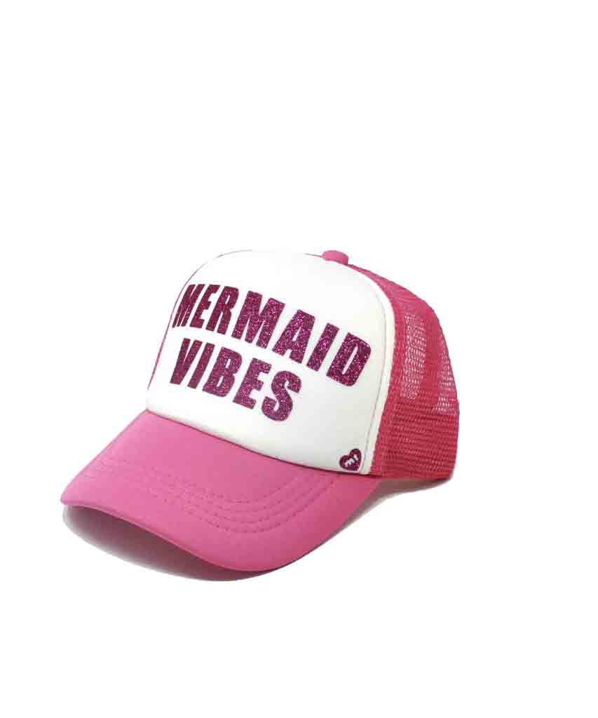 Kids Mermaid Vibes Trucker Hat - miamidrugpossession