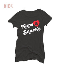 kids naps & snacks tee - PINK ARROWS