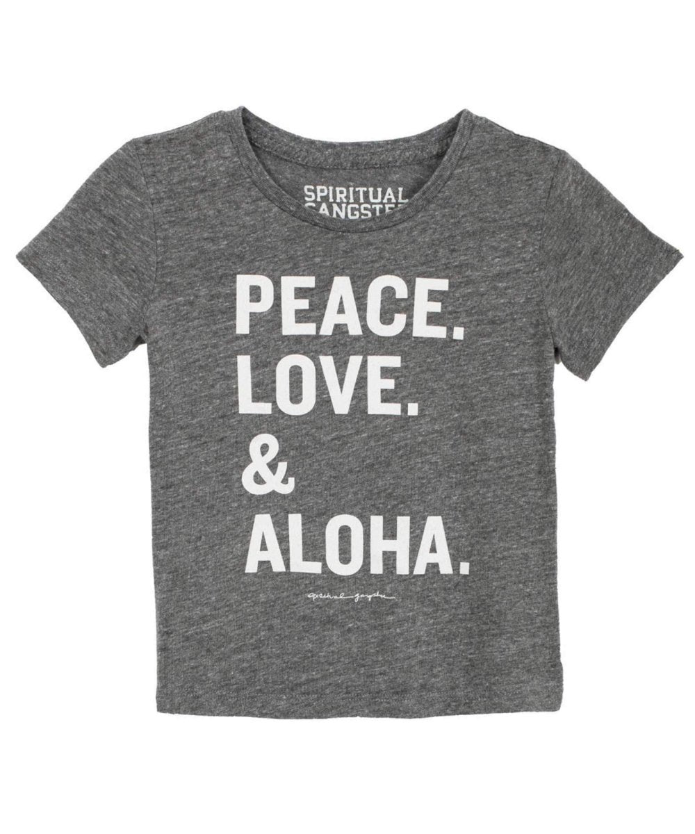 kids peace love aloha tee - clearpathherbicide