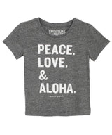 kids peace love aloha tee - miamidrugpossession