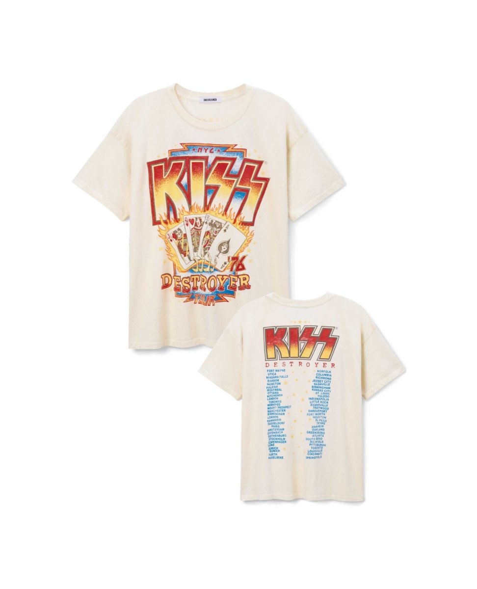 KISS Destroyer Tour 76 Merch Tee - miamidrugpossession