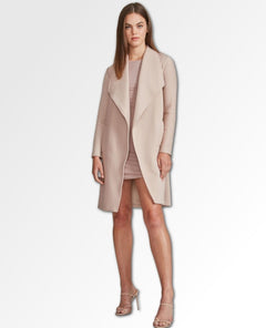 Knit It Jacket Light Taupe - miamidrugpossession