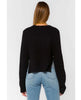 Korina Black Crew Sweater - miamidrugpossession